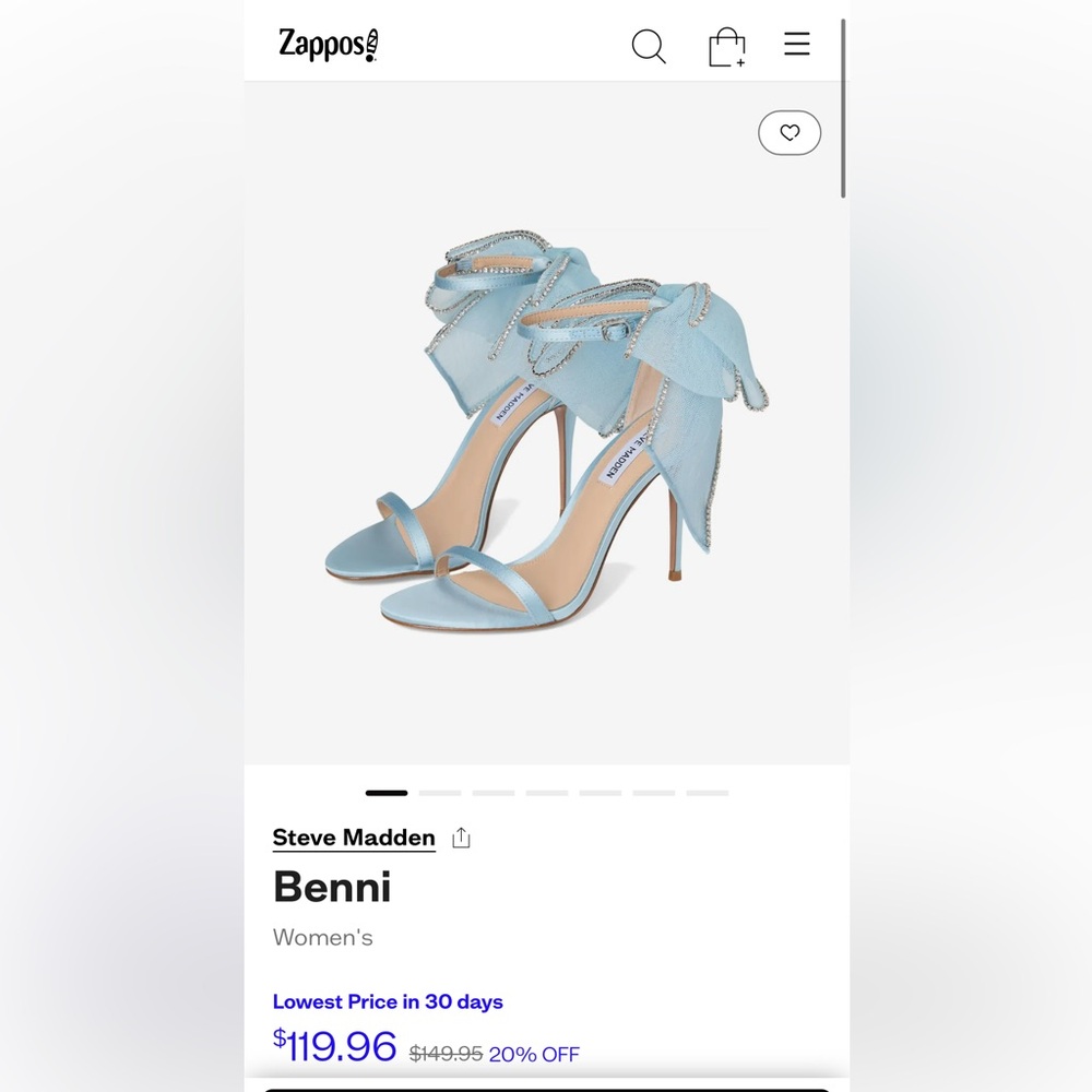 Steve Madden Blue Strappy Heels